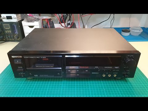 Видео: KENWOOD KX-9010 дека и её злополучные резиновые проказники