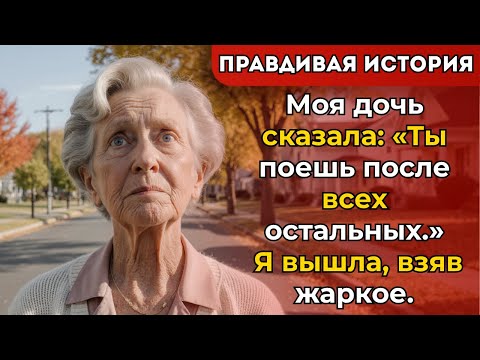 Видео: Моя дочь сказала: «Ты будешь есть после всех остальных». Я ушёл с жарким.