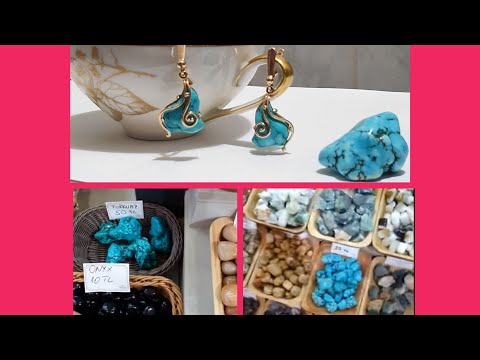 Видео: Бирюза из Стамбула. И другие полудрагоценные натуральные камни. Можно ли покупать.