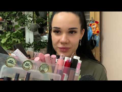 Видео: АСМР: Мои помады и блески для губ. Часть 1. Maybelline, Avon, Soda, Divage, Stellary