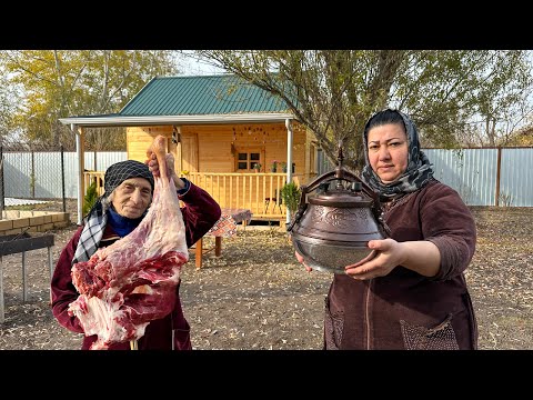 Видео: Приготовление Целой Козьей Ноги В Афганском Казане