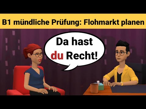 Видео: Устный экзамен по немецкому языку B1 | Спланируйте что-нибудь вместе/диалог | поговорите Часть 3