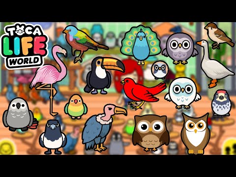 Видео: ВСЯ КОЛЛЕКЦИЯ РЕДКИХ ПТИЦ в ТОКА БОКА! ГДЕ НАЙТИ ФЛАМИНГО? 😱 Toca Life World