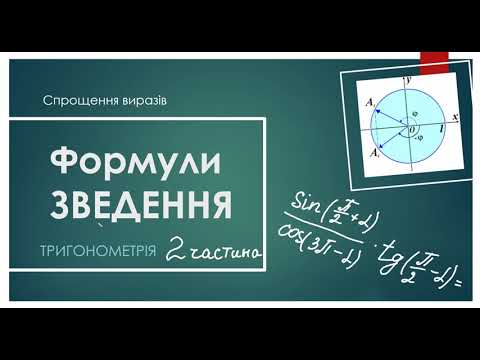 Видео: Формули зведення (2 частина)