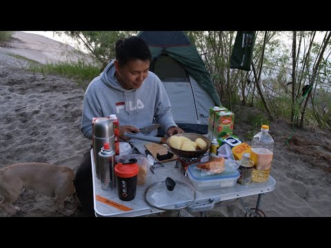Видео: РЫБАЛКА И НОЧЕВКА НА БЕРЕГУ РЕКИ ЛЕНА🎣🏕️ | Щучий день [Якутск]