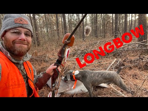 Видео: Охота с луком на белохвостых оленей... с 35-фунтовым длинным луком