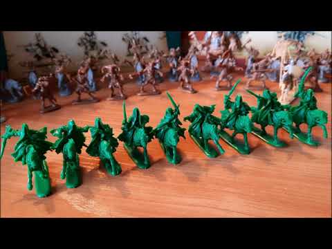 Видео: Солдатики 1/72. Назгулы
