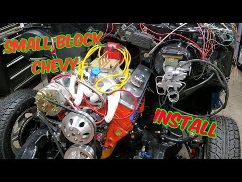 Видео: Установка V8 S10 Small Block Chevy и TH350