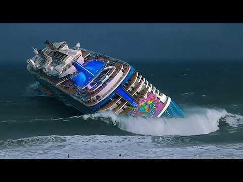 Видео: За СЕКУНДУ ДО... Самые Жуткие КРУШЕНИЯ Кораблей, Снятые на Камеру