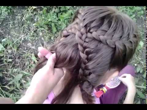 Видео: Плетение косы "Смородинка"