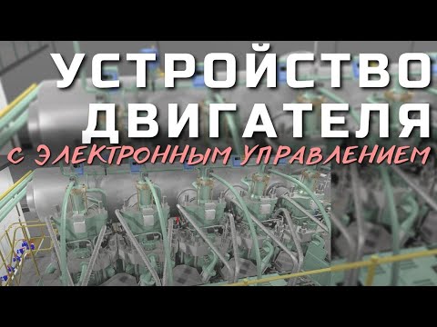 Видео: Устройство двигателя с электронным управлением