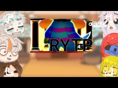 Видео: ❤💀реакция на RYTP я сильнее чем ты. 🤍 react to RYTP undertale.