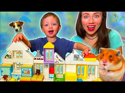 Видео: ИЗ ЛЕГО ИГРОВАЯ КОМНАТА - СТРОИМ ДЛЯ ХОМЯКА с Элли Ди | Sparti Di