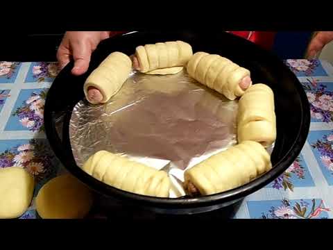 Видео: СОСИСКИ В ТЕСТЕ