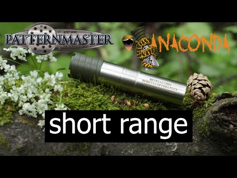 Видео: Benelli Vinci Короткие дистанции с Patternmaster ANACONDA Short Range / ЧОК / ЧОКИ