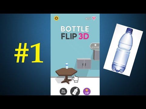 Видео: android Gameplay: Bottle Flip 3D WALKTHROUGH Прохождение Part 1 (LEVEL 1-25)