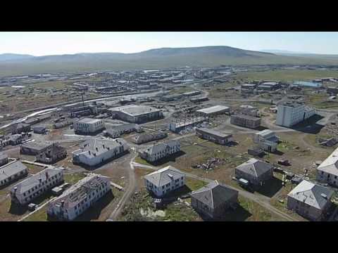 Видео: поселок Комсомольский. Чаунский район. Чукотка. 2016г.