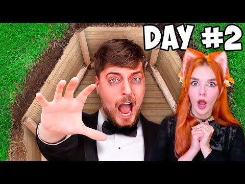 Видео: MrBeast - Я провел 50 часов, погребённый заживо Реакция на Мистер Бист