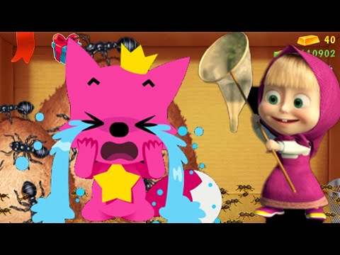 Видео: Пинкфонг против Маши против Хоррор Муравейника | Kick The Buddy
