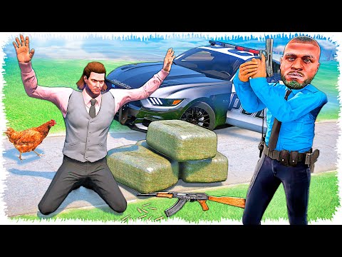 Видео: Есірткі тасымалдаушылар ұсталды (GTA V)