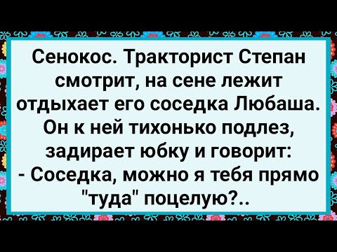Видео: Как Тракторист на Сенокосе к Соседке Приставал! Большой Сборник Свежих Смешных Жизненных Анекдотов!