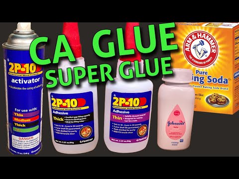 Видео: Суперклей - CA Glue - Советы, хитрости и применение - 2P-10 -