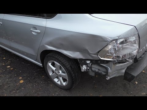 Видео: Volkswagen Polo body repair. Фольксваген поло ремонт крыла Нижний Новгород.