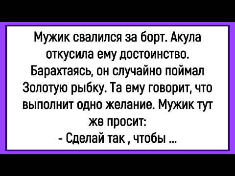Видео: 🔥Как Акула Мужику "Достоинство" Откусила! Сборник Смешных Анекдотов! Юмор! Позитив!