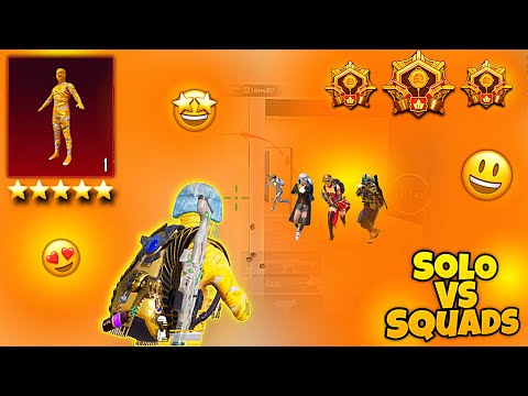 Видео: ЖЁЛТАЯ МУМИЯ ДАЁТ О СЕБЕ ЗНАТЬ😍🔥Solo VS Squad | PUBG MOBILE