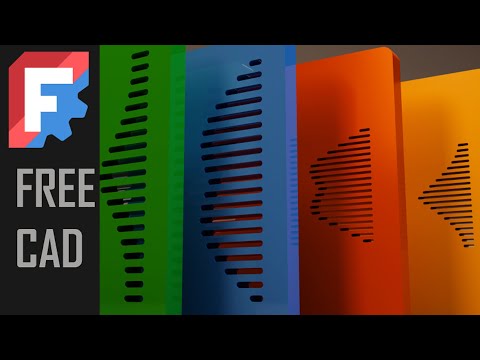 Видео: FreeCAD 1.0: Как создать параметрические вентиляционные отверстия для корпуса ПК.