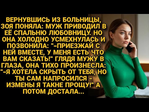 Видео: Вернувшись из больницы, поняла - муж приводил любовницу. Но вместо слез она решила проучить...