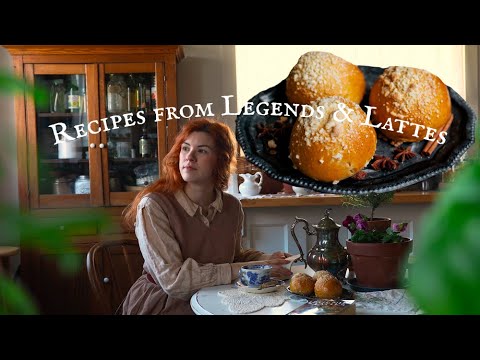 Видео: Наперстки и имбирные булочки от Legends & Lattes 🌼 Уютный влог Деревенская жизнь Кулинария ASMR