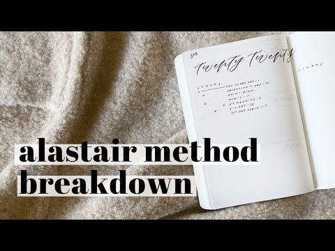 Видео: Как я использую метод Аластера для планирования будущего в моем bullet journal + 5 минималистичны...