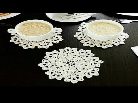 Видео: САЛФЕТКА - ПОДСТАВКА ПОД ГОРЯЧЕЕ КРЮЧКОМ.