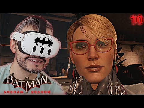 Видео: КРЕЙН ПРОТИВ ХАРЛИ ➤ Batman: Arkham Shadow VR #10