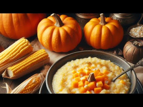 Видео: Тыквенная каша с кукурузной крупой.