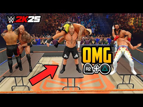 Видео: WWE 2K25 Экстремальные моменты, которые СЛОМАЛИ игру!!