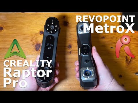 Видео: Revopoint MetroX и Creality Raptor Pro — сравнение и результаты тестов 3D-сканирования
