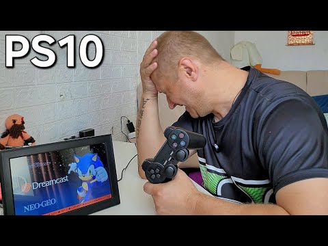 Видео: Китайская PS10 С МОНИТОРОМ 50 000 ИГР NINTENDO PSP PS1 DREAMCAST DENDY SEGA И ДРУГИЕ