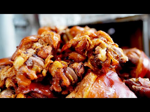 Видео: Большие руки Маджан-дуна вырезали корейский юкбал, горы сундеи и жуткий пионюк