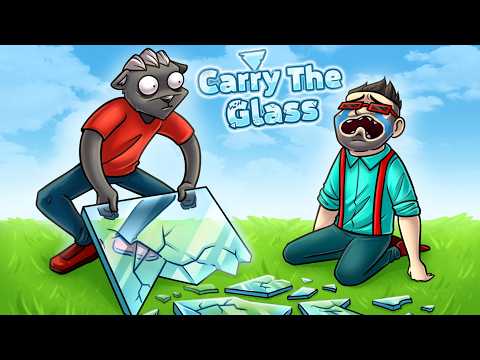 Видео: МЫ с @JoeSpeen ТАСКАЕМ СТЕКЛО 24 часа в игре Carry The Glass