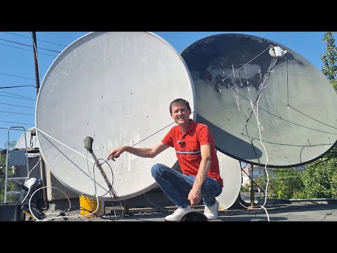 Видео: Нет приема на спутнике Экспресс 36E на антенне 1.8 метра. Нахожу проблему и устраняю