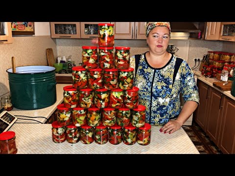 Видео: ЗИМНИЙ🌞ЛЕТНИЙ САЛАТ🥗ТЫСЯЧИ🫙БАНОК! ХРУСТЯЩИЕ🍅ОВОЩИ!