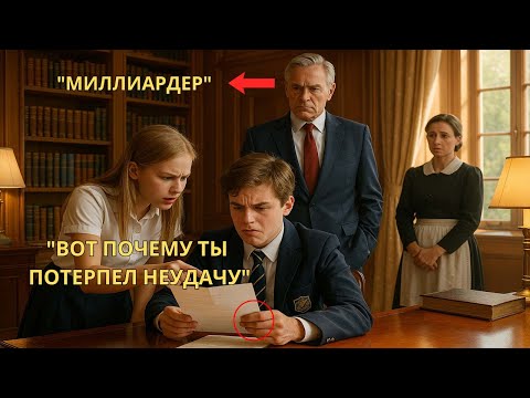 Видео: Сын миллиардера проваливал все экзамены — пока дочь горничной не открыла ему один секрет