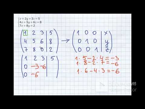 Видео: Метод Жордана Гаусса метод прямоугольников