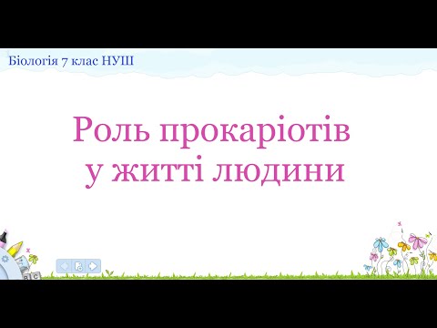 Видео: Біологія 7 клас НУШ Роль прокаріотів у житті людини