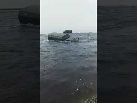 Видео: Переправа на реке Утка, Камчатка, 2017