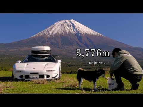 Видео: Одиночный кемпинг HONDA NSX для самой высокой горы в Японии. Природа ASMR. Расслабляющее исцеление.