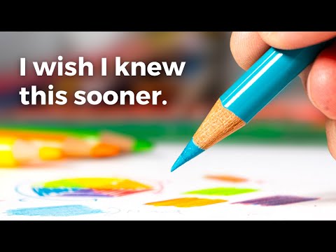 Видео: Упражнение с цветными карандашами, которое изменило мою жизнь