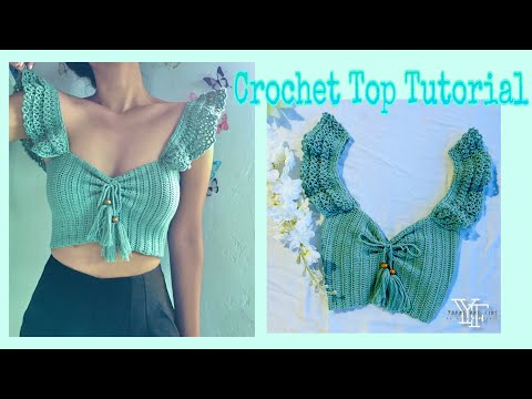 Видео: РУКОВОДСТВО ПО ВЯЗАНИЮ ТОПИКА КРЮЧКОМ | для всех размеров | Оливковый топ